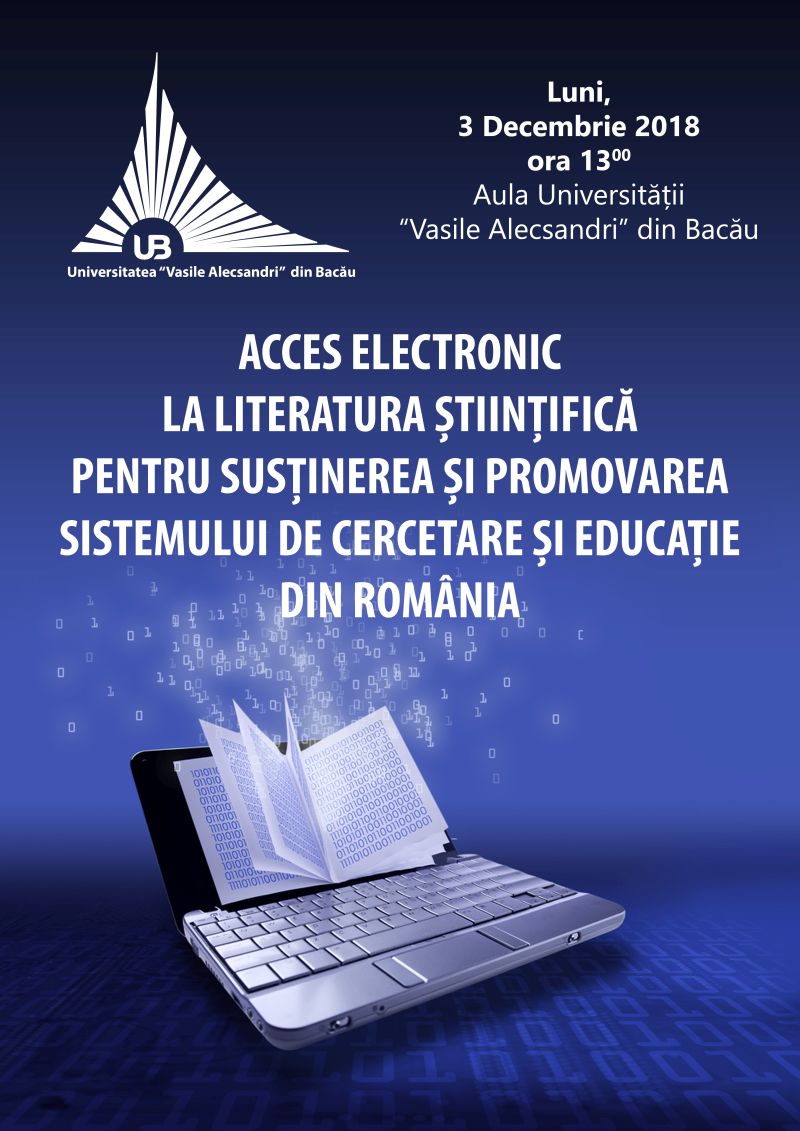 Afis Universitate Acces Electronic
