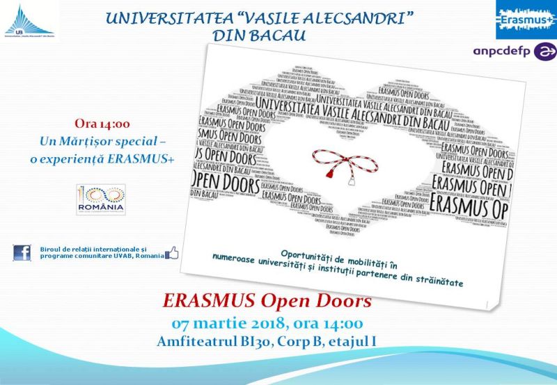 Erasmus Open Doors 07.03.2018